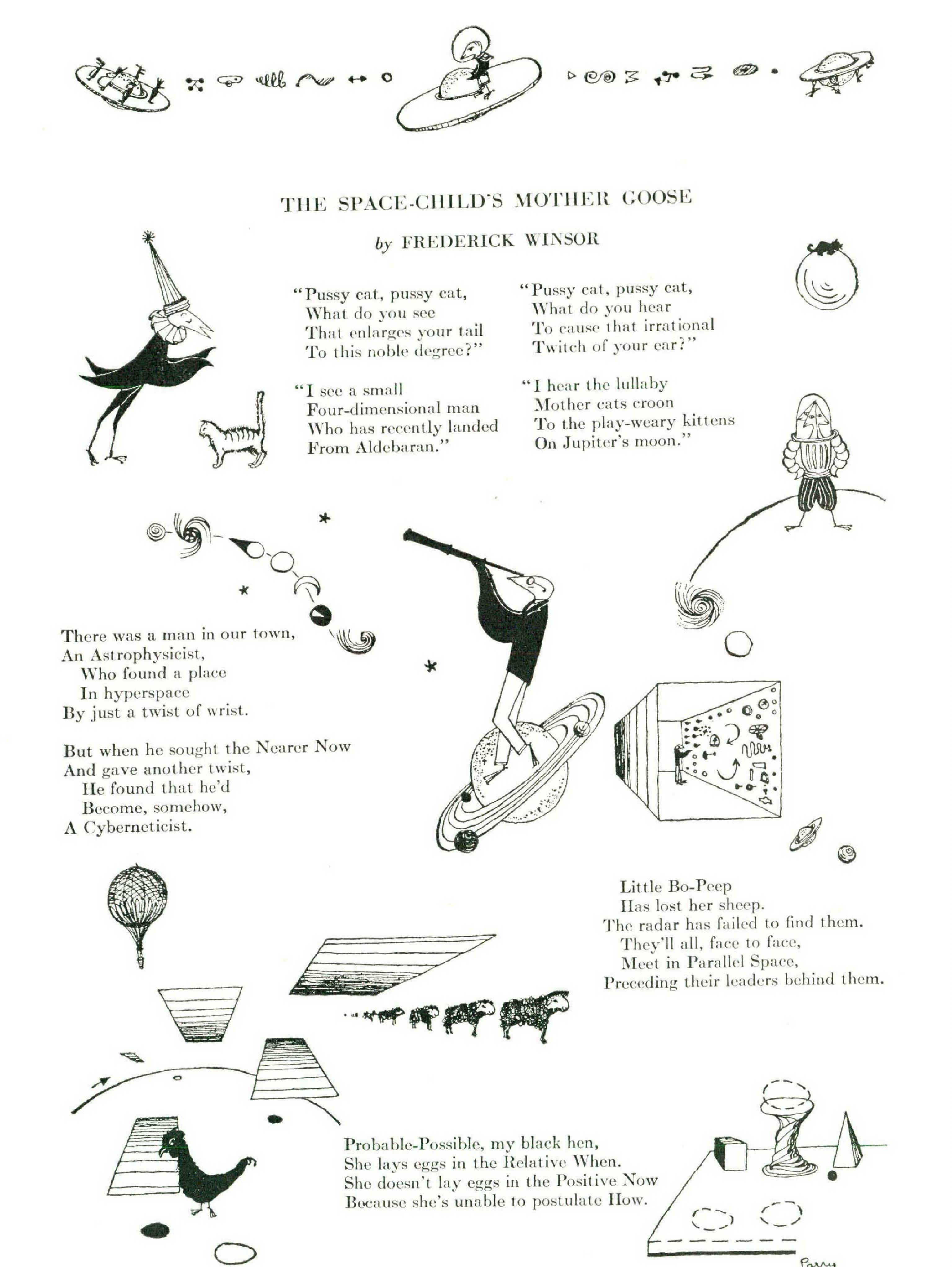 poem The Clock - Mother Goose