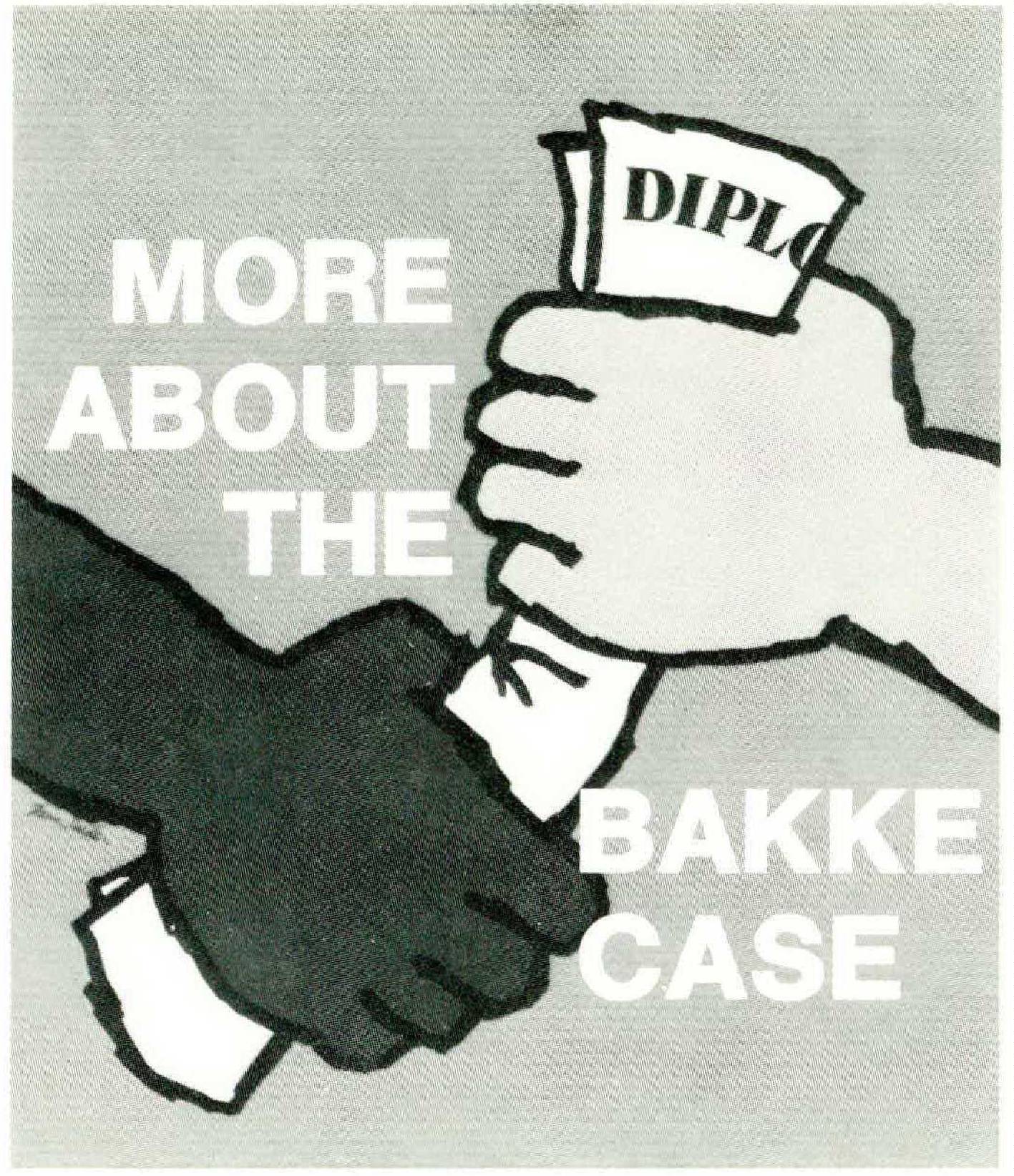 More About the Bakke Case The Atlantic