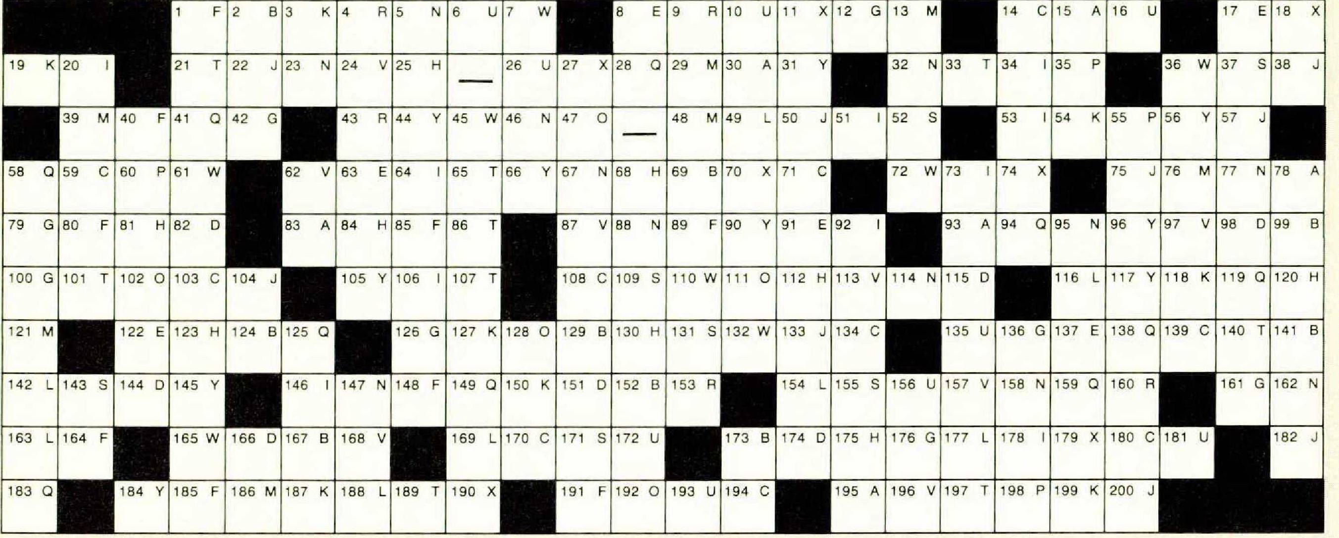 Trinket crossword clue