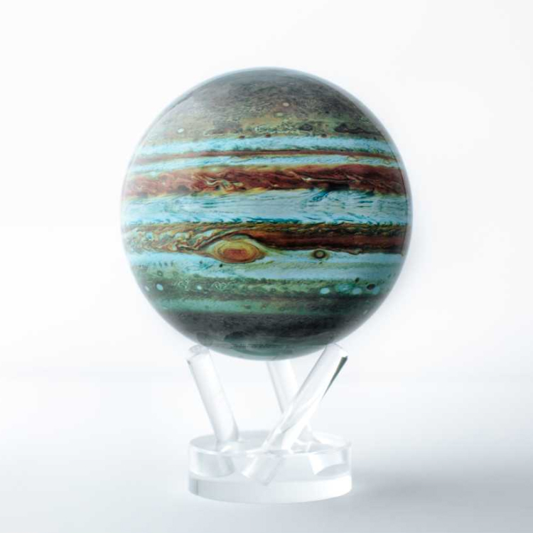 A globe of Jupiter. 