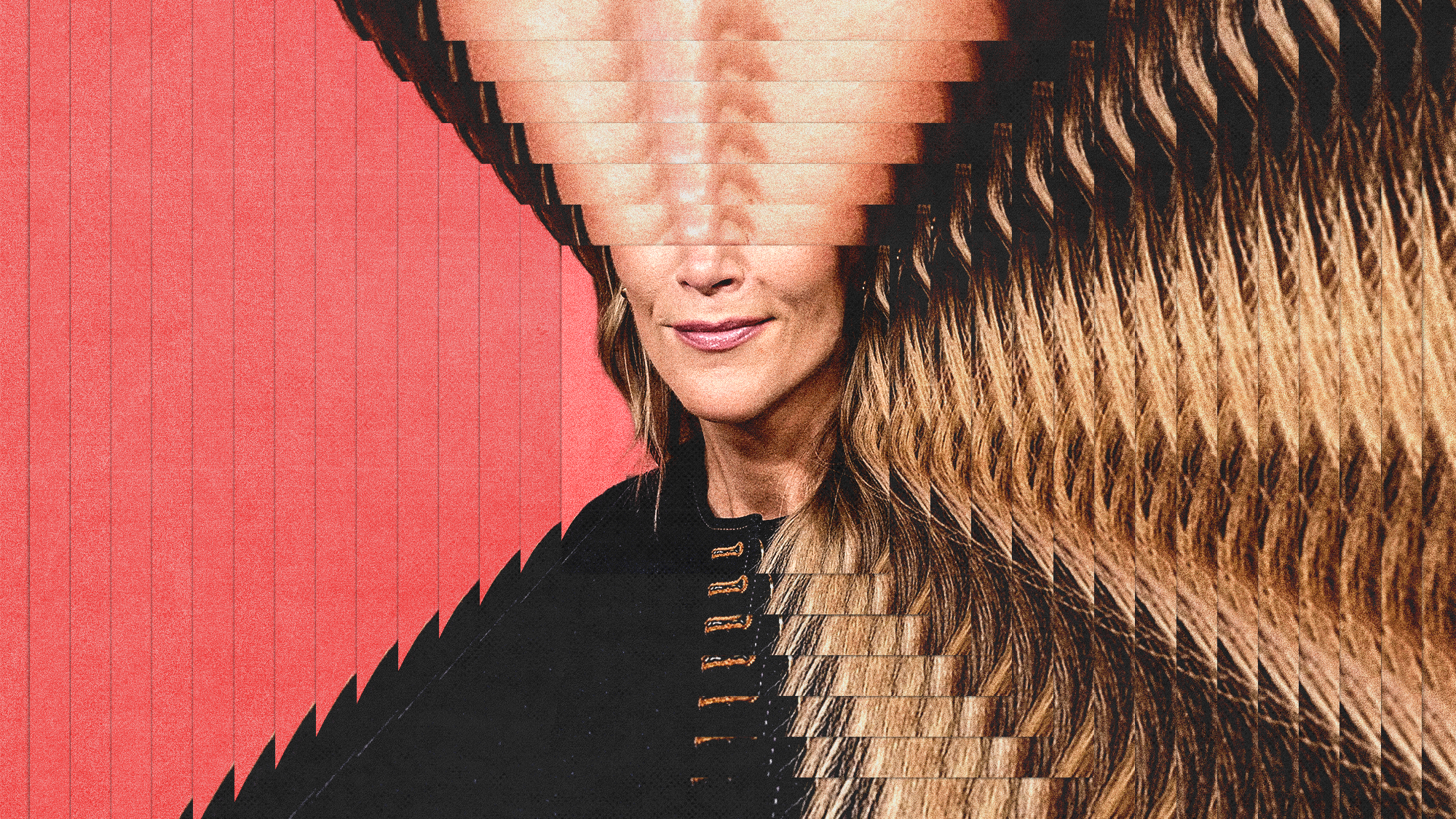 Fractured image of Megyn Kelly