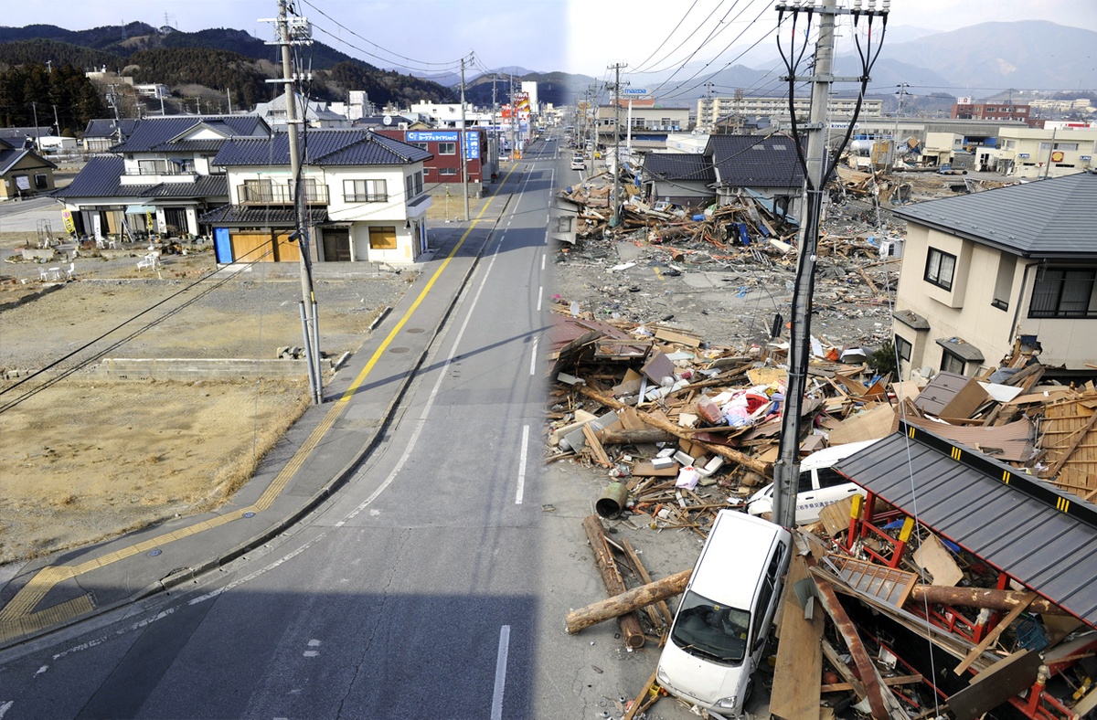 metal Kilde klassisk Japan Earthquake: Before and After - The Atlantic