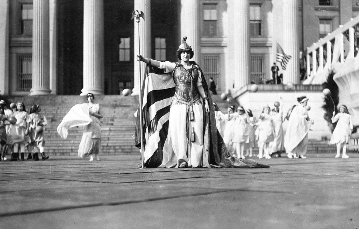 Women/'s American Suffragette Costume