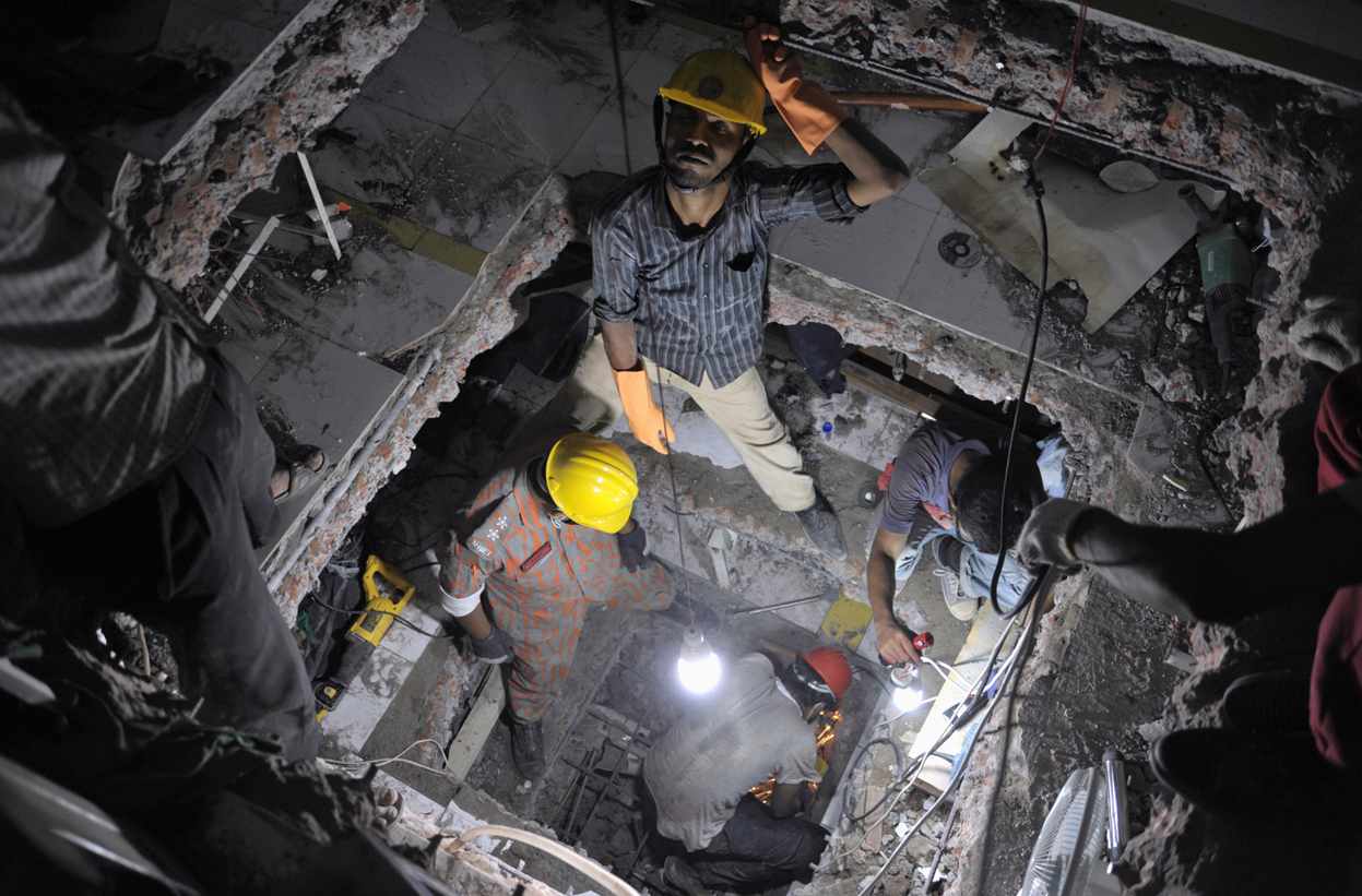 Hardhats of the Rescue and Recovery Effort