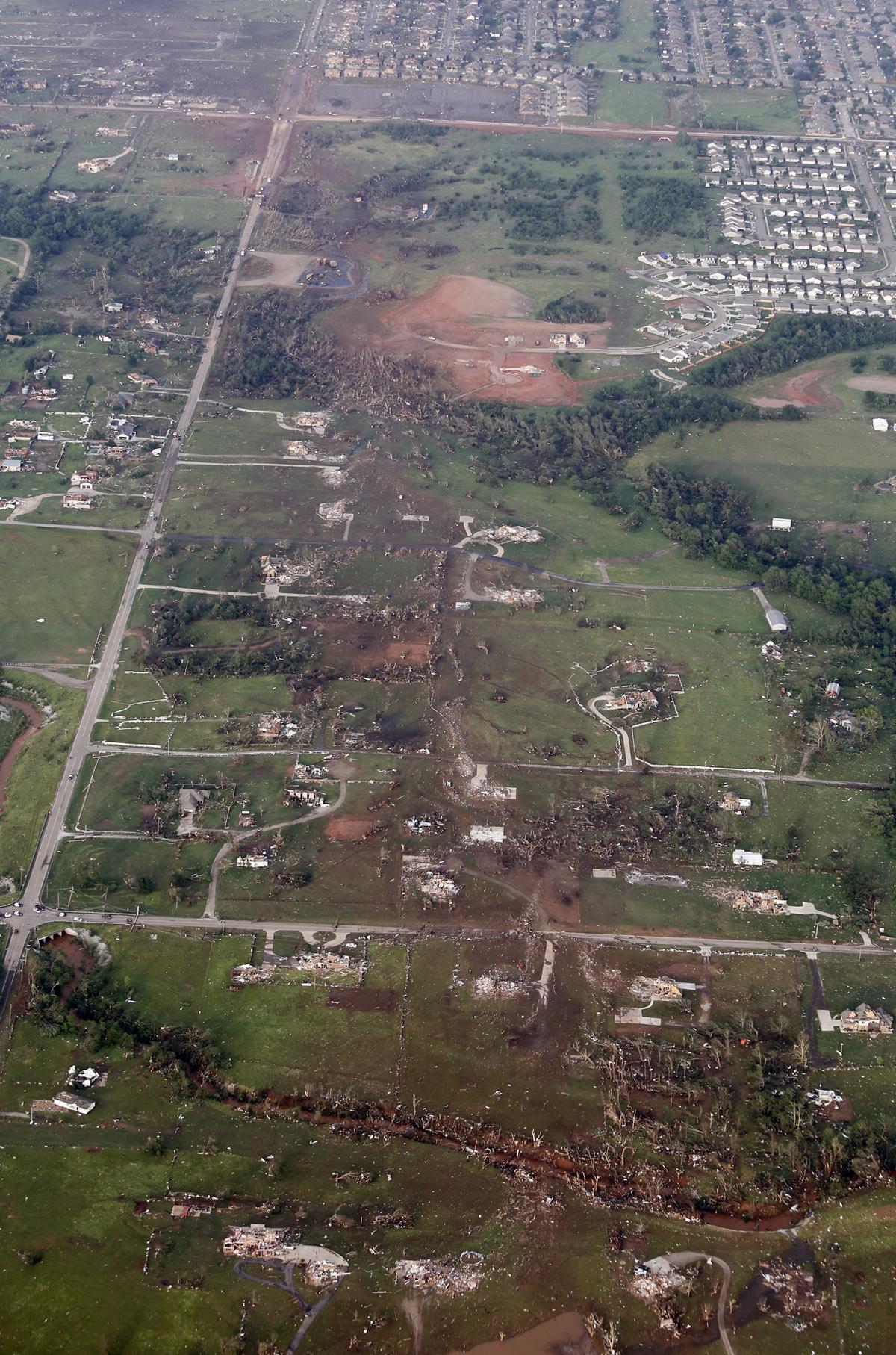 moore tornado path