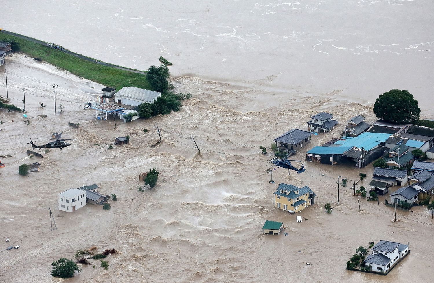 Typhoon Etau Triggers Flooding In Japan The Atlantic