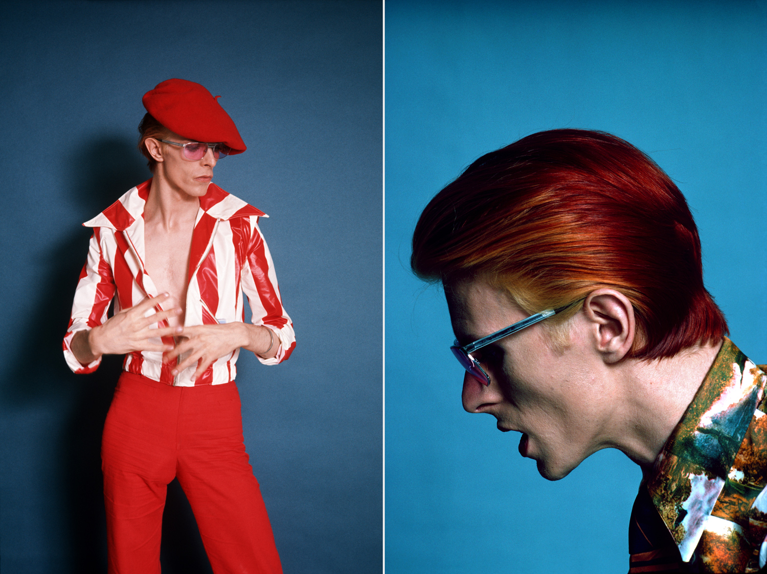 David Bowie and Buster Keaton by Steve Schapiro