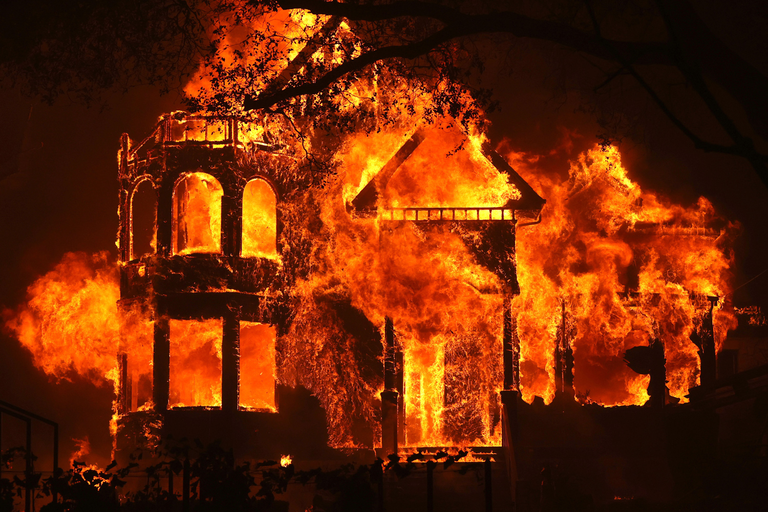 Photos: Wildfires Burn Through California's Wine Country