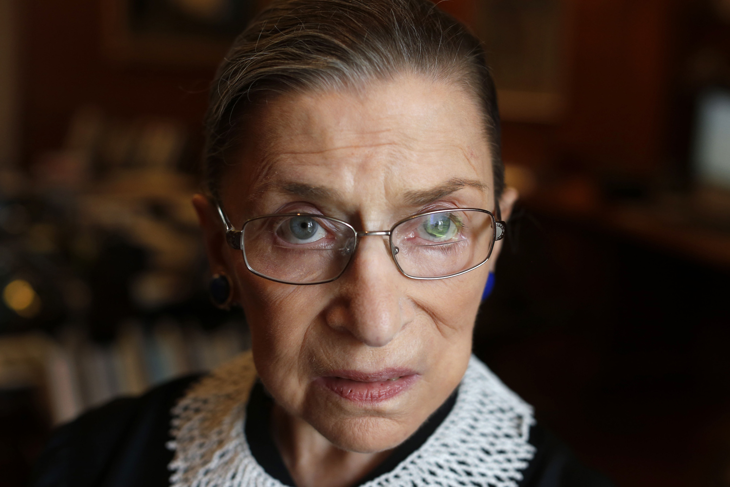 why did rbg wear lace gloves