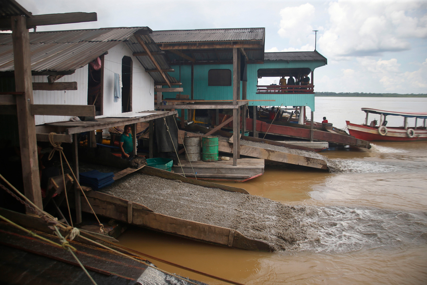 Brazil's clearwater Tapajos river polluted by illegal gold mining