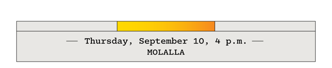 Thursday, September 10, 4 p.m.—Molalla