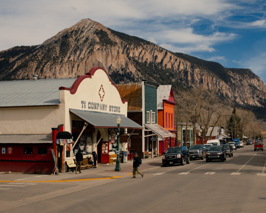 Town scene showing Downtown Crested Butte.