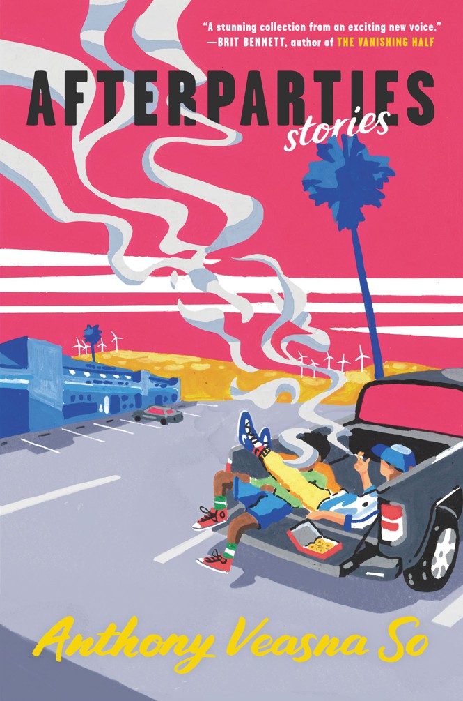The "Afterparties" book cover