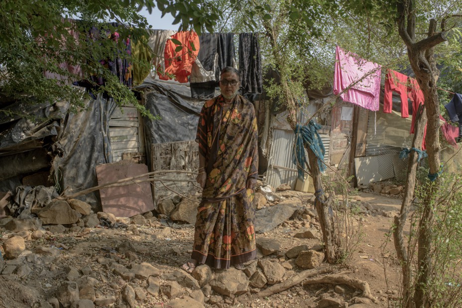 Indubai Ananda Kasurde, resident of Ambedkar Nagar.