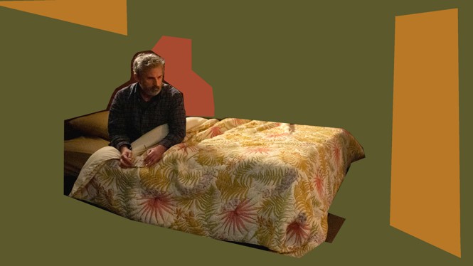 Steve Carell in bed