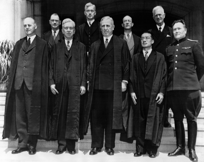 Judges in the Tokyo war-crimes trial