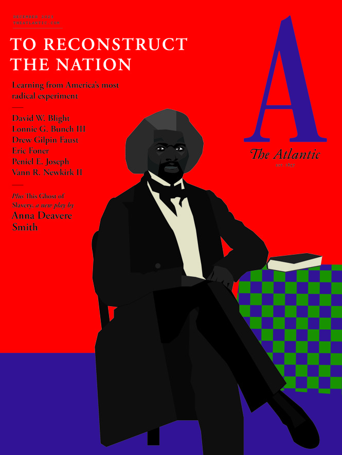 The Atlantic's December 2023 cover 