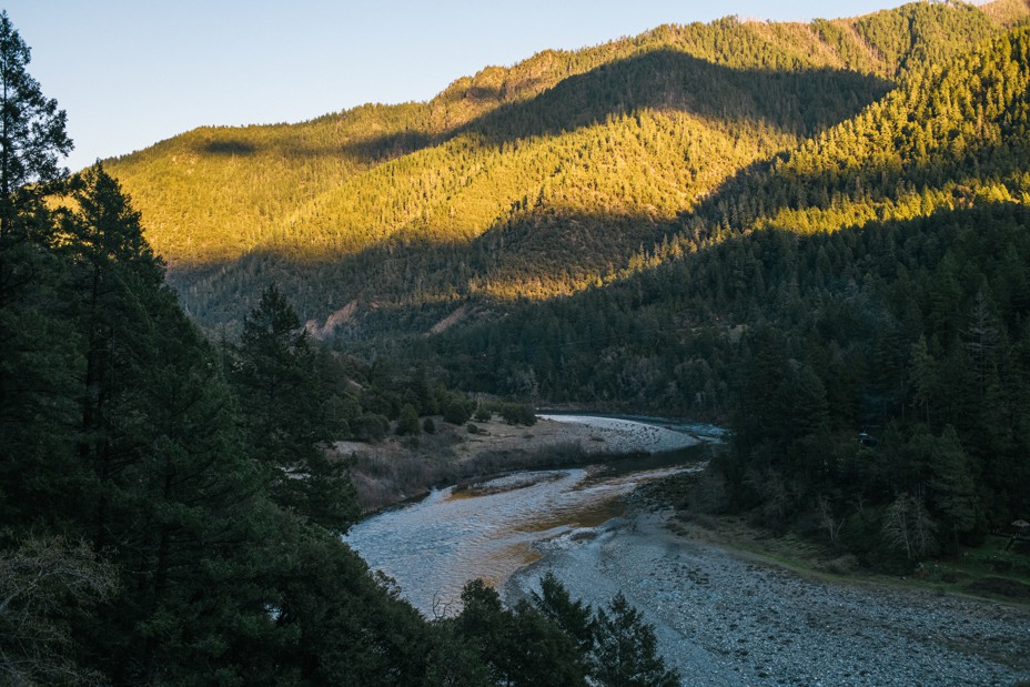 Picture of the view from Klamath from Orleans, California. Ancestral Karuk territory.