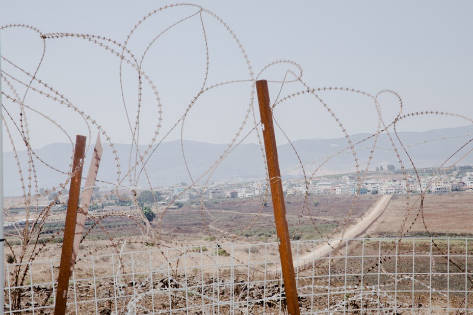 Picture of a view from Ebel El Saqi, Lebanon, across the blue line during a UNP visit on September 10, 2024.