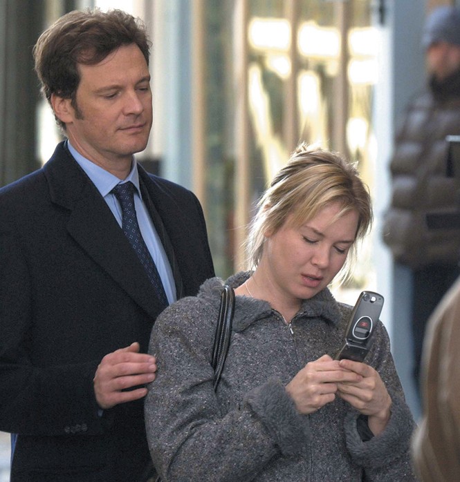 still of Colin Firth and Renee Zellweger from the second Bridget Jones movie