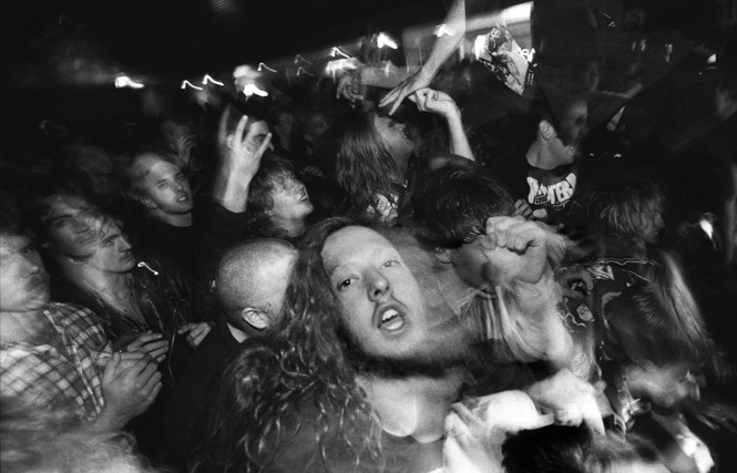 A mosh pit at a concert in Australia
