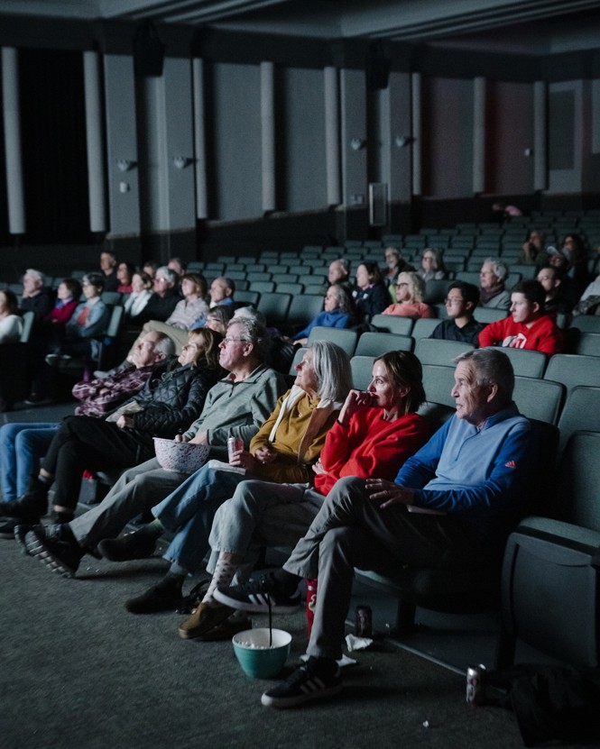 Moviegoers at Sundance Film Festival