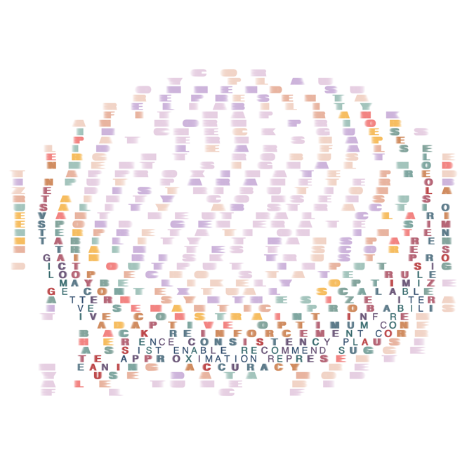 a speech bubble with distorted text