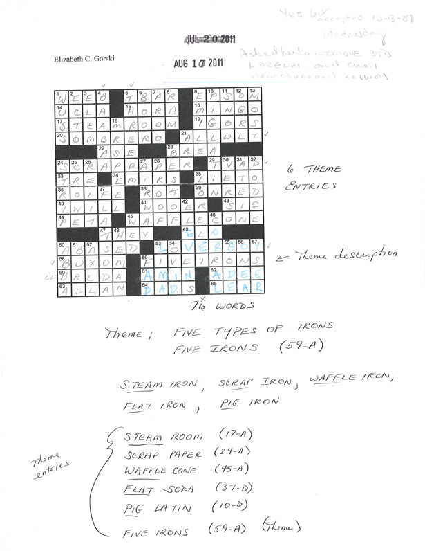 How Will Shortz Edits a New York Times Crossword Puzzle The Atlantic