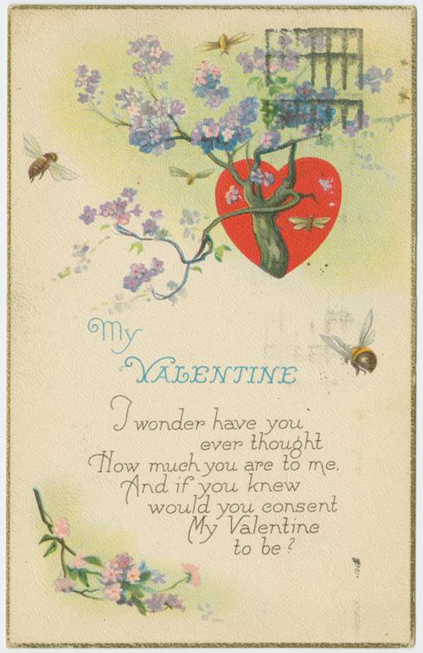 the first company to introduce a valentines day 1868