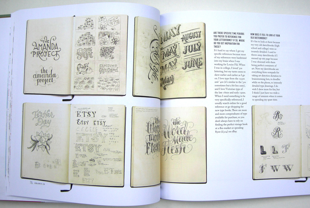 Drawn In: A Peek into the Inspiring Sketchbooks of 44 Fine Artists,  Illustrators, Graphic Designers, and Cartoonists