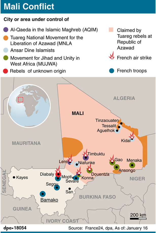 A Map of the Bewildering Mali Conflict - The Atlantic