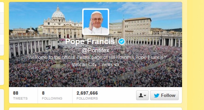 Squeak synd Grønland What the Pope Really Meant in His Twitter-Indulgences Announcement - The  Atlantic