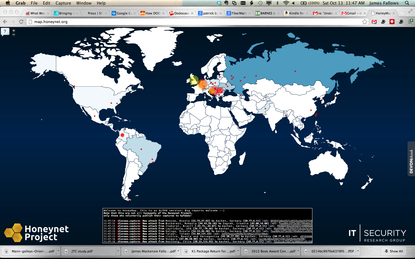 Your Real-Time Cyber-Attack Map -