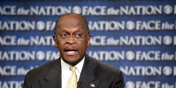 Herman Cain on Face the Nation - Chris Usher AP - banner.jpg