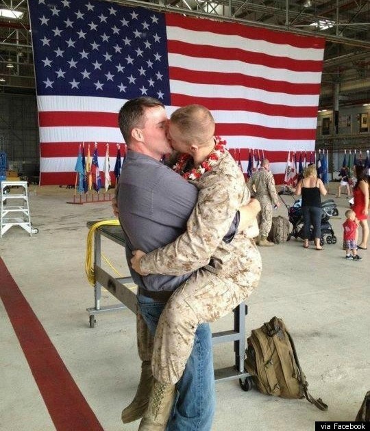 Photo Of The Day A Gay Marines Homecoming The Atlantic 7402