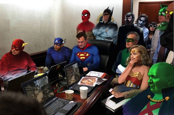 Picture of the Day: Superheroes! The Ultimate Situation Room Meme - The  Atlantic