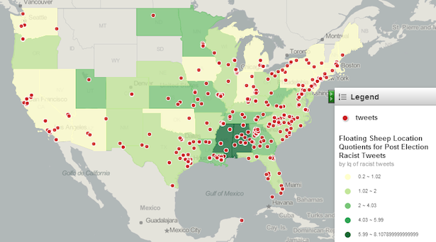 The most racist places in America, according to Google - The