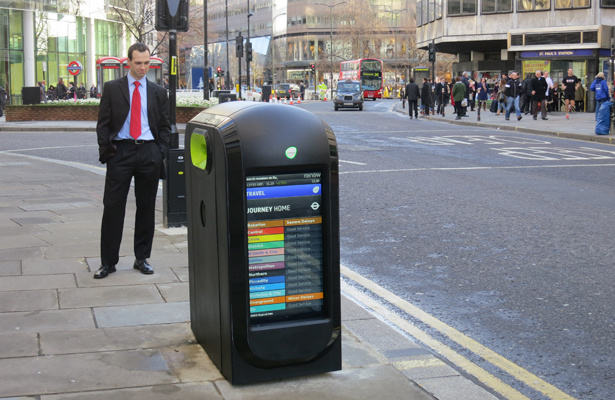 Bomb-Proof, LCD-Equipped Trash Bins to Hit London's Streets - The Atlantic
