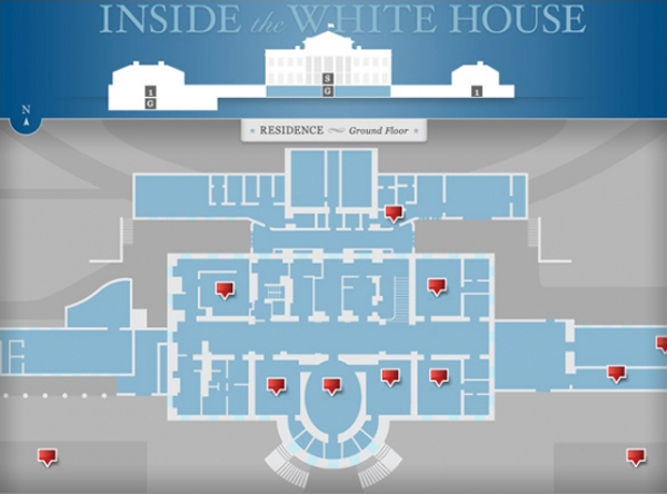 inside the white house map