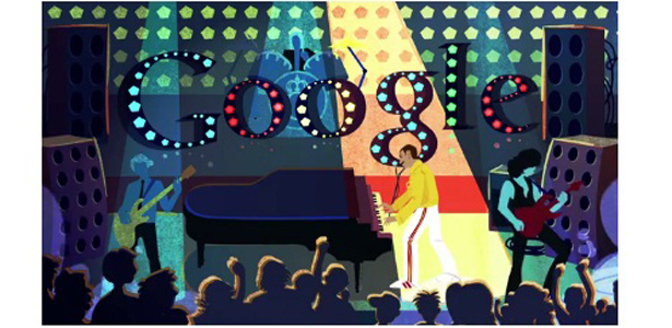 Google Doodle Celebrates Freddie Mercury's Birthday - The Atlantic