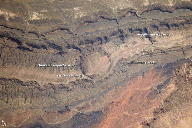 The Earth From Space: The Site of a Meteor Impact in Algeria - The Atlantic