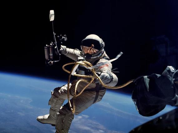 jetpack astronaut in space