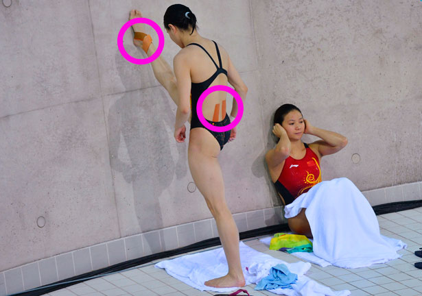 Why Do Olympic Athletes Wear Colorful Tape on Their Bodies?