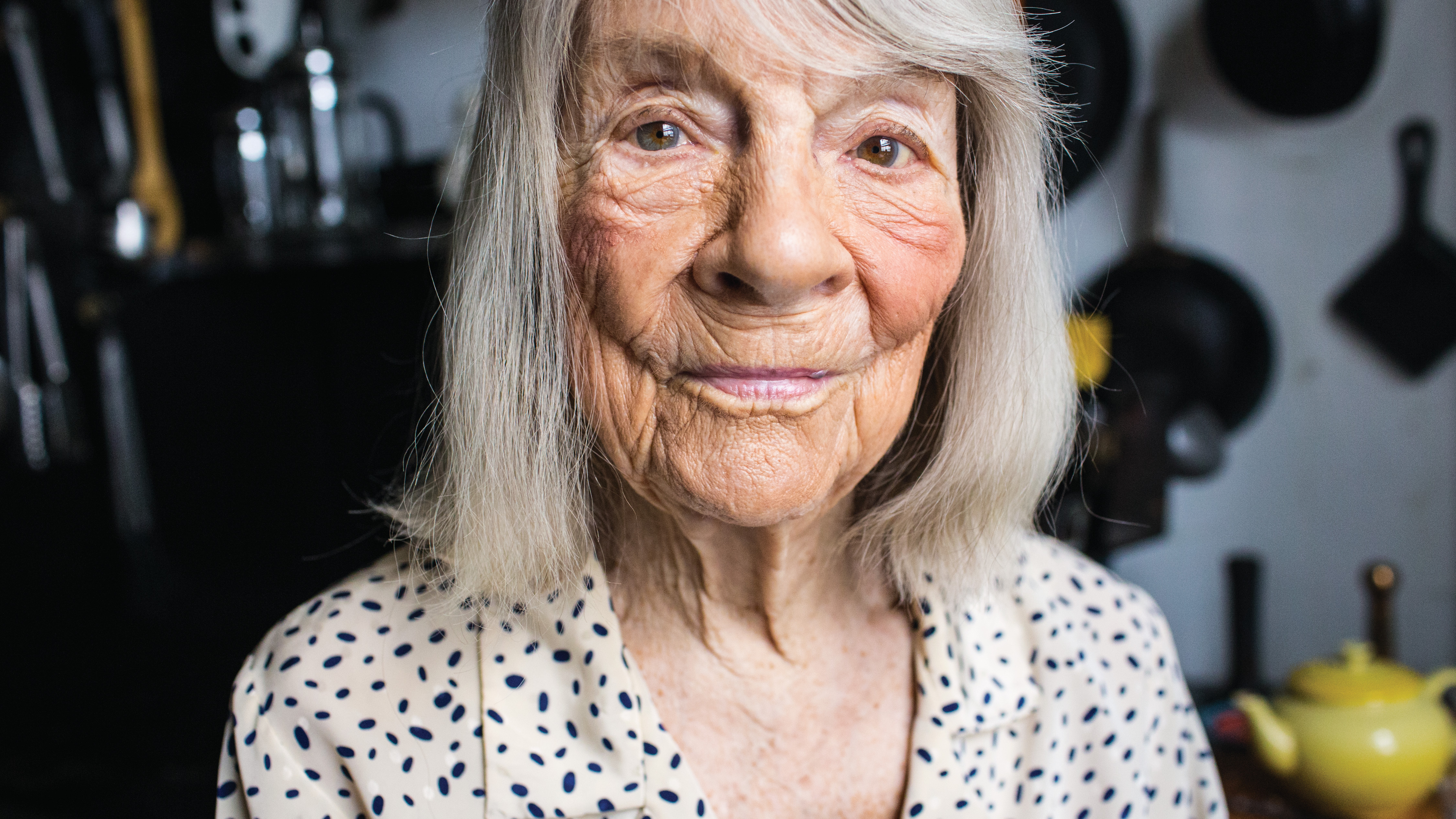An image of Judith Jones looking at the camera