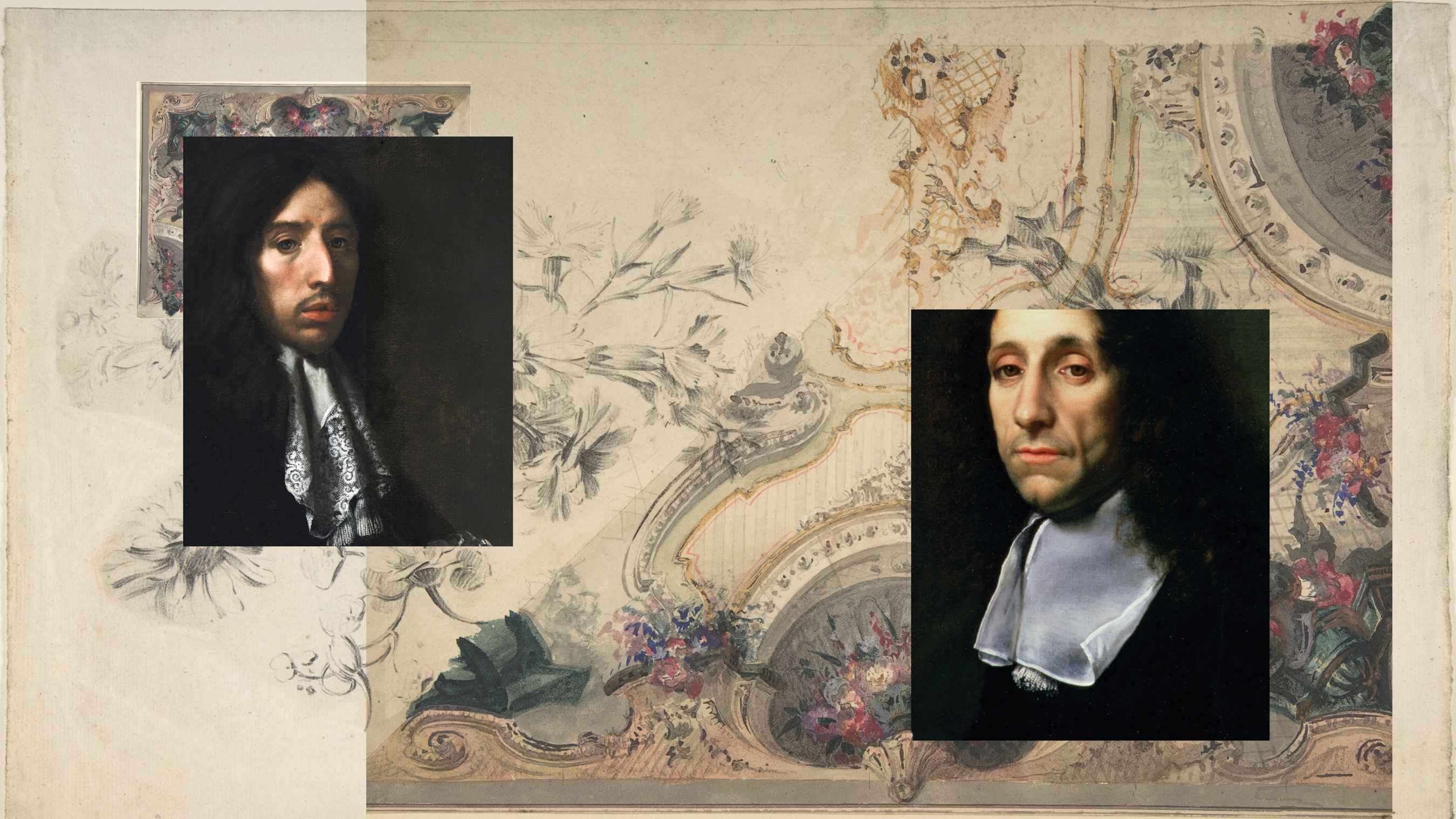 Two paintings of men
