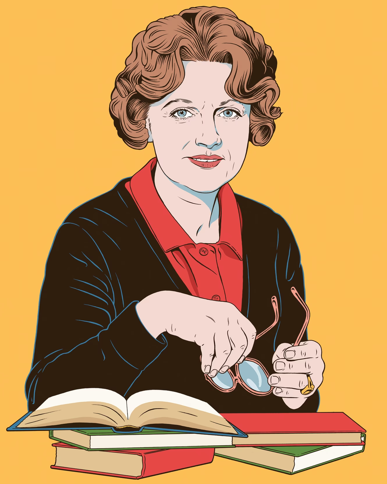 Muriel Spark illustration