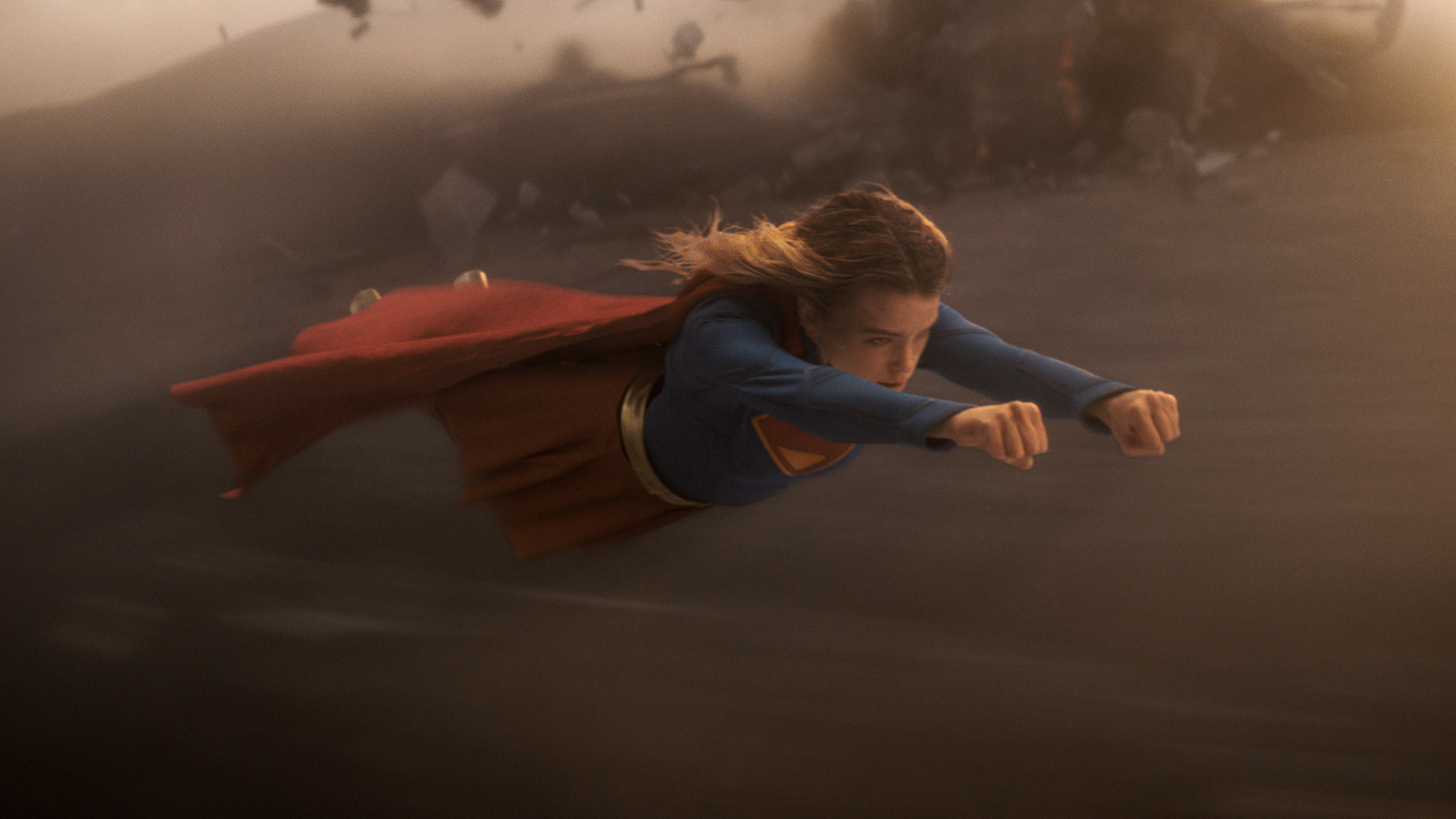 A still from Supergirl