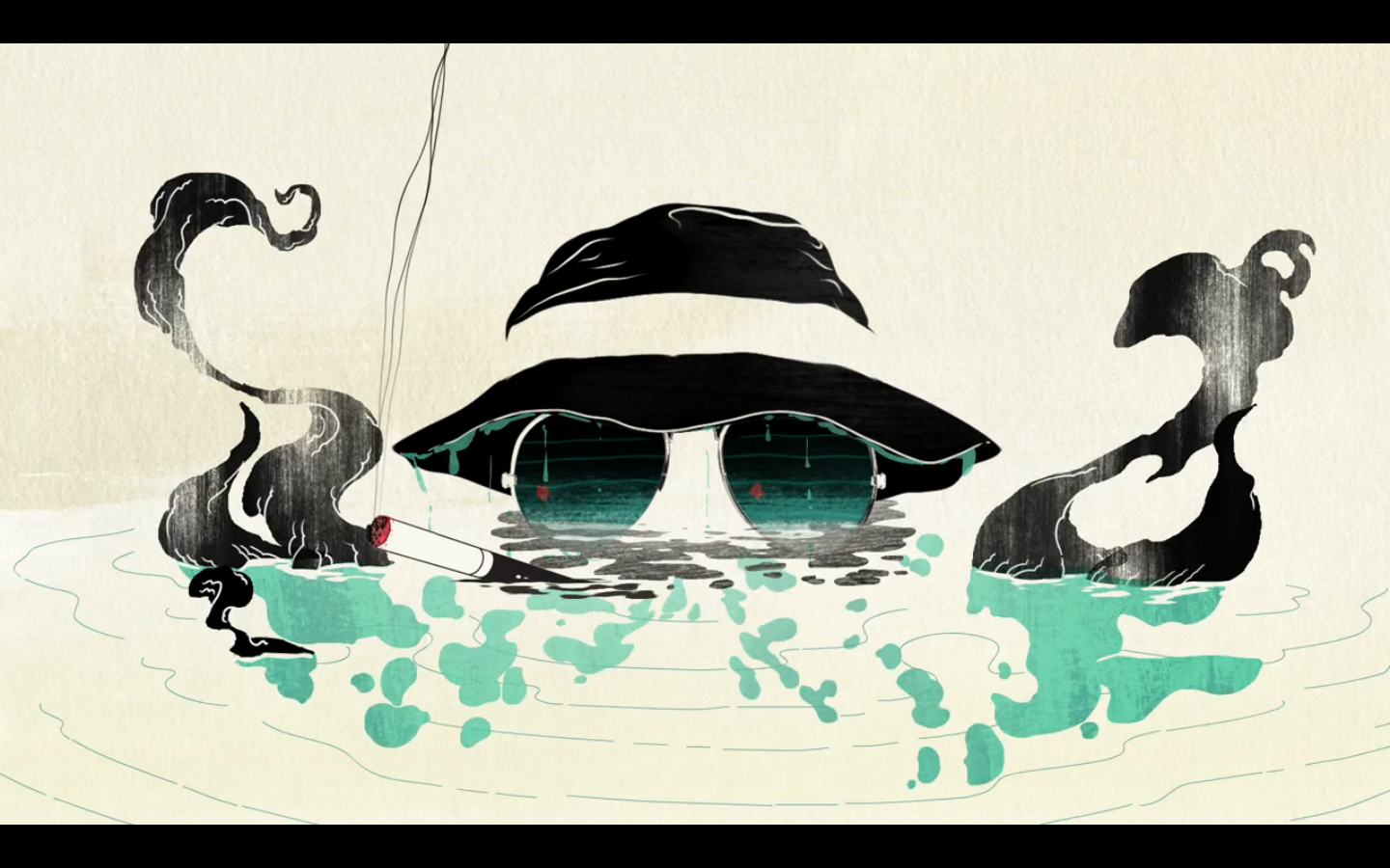 A Psychedelic Hunter S Thompson Inspired Animation The Atlantic