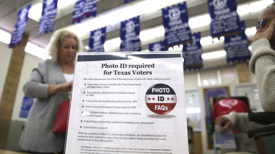 A Court Strikes Down Texas's Voter ID Law For The Fifth Time - The Atlantic