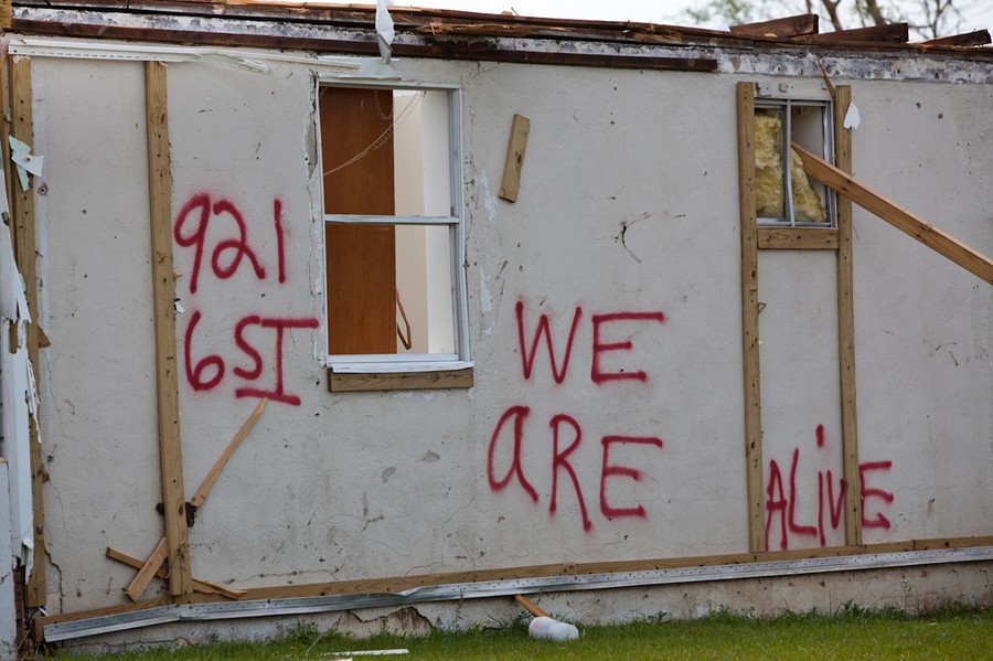 Signs Of Hope In Alabama S Tornado Wreckage The Atlantic